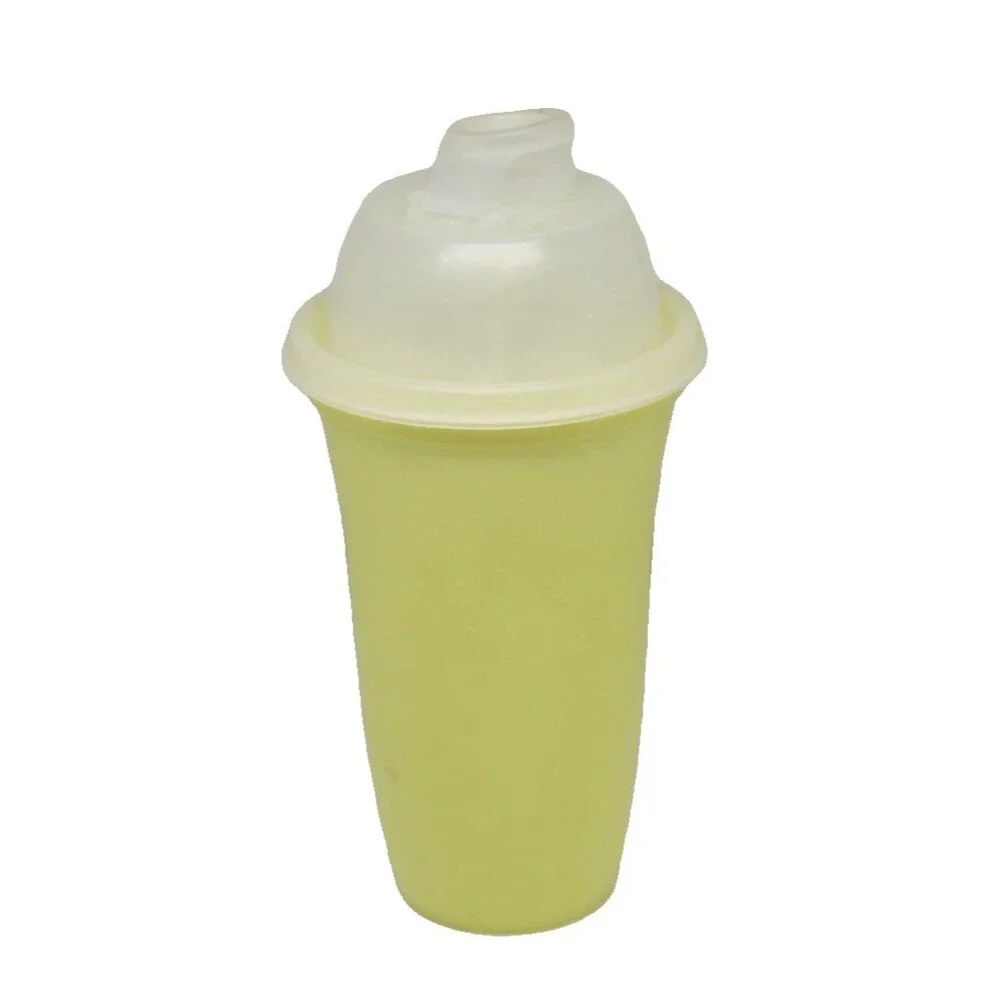 Vintage Tupperware Shaker Gravy mixer Quickshake blender #844 Yellow 16 oz